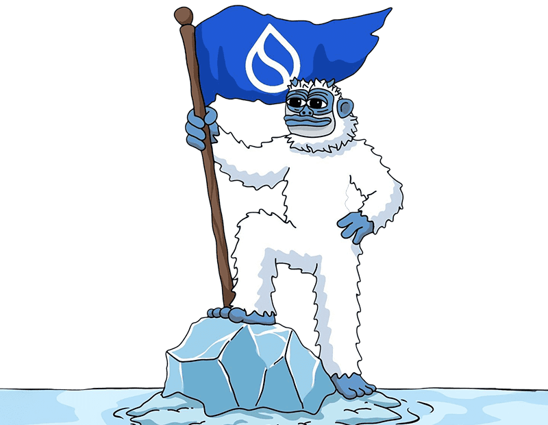 Lofi Foundation - Yeti with Lofi Flag