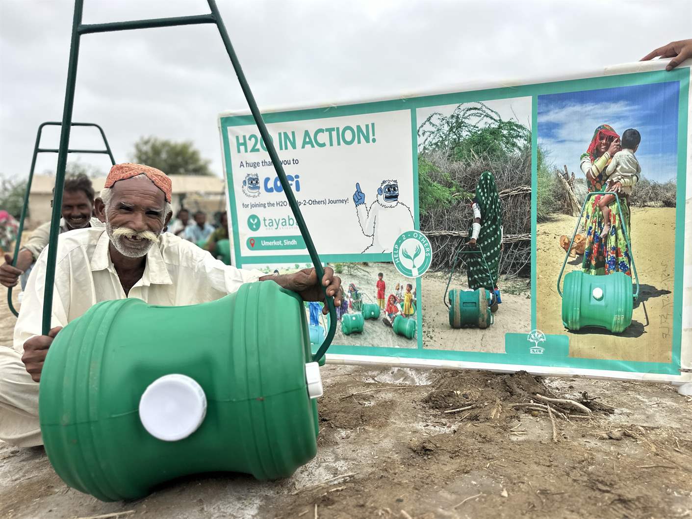 Lofi Foundation water facility in Umerkot, Pakistan - Serving 1,400 people daily with clean water